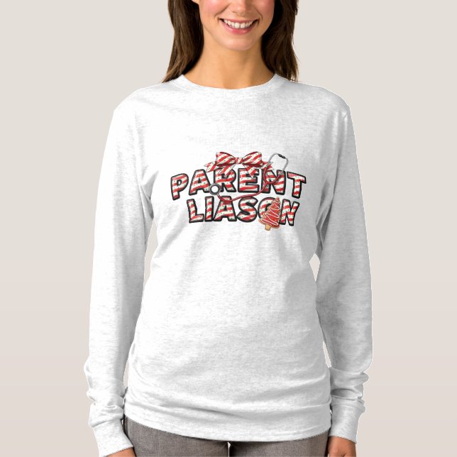 Förälderkontakt Jul Christmas T Shirt (Framsida)