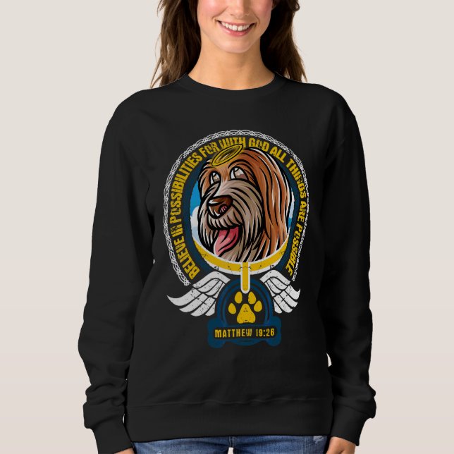 Föräldra i Möjligheter Christian Gud Bible Verse T Shirt (Framsida)