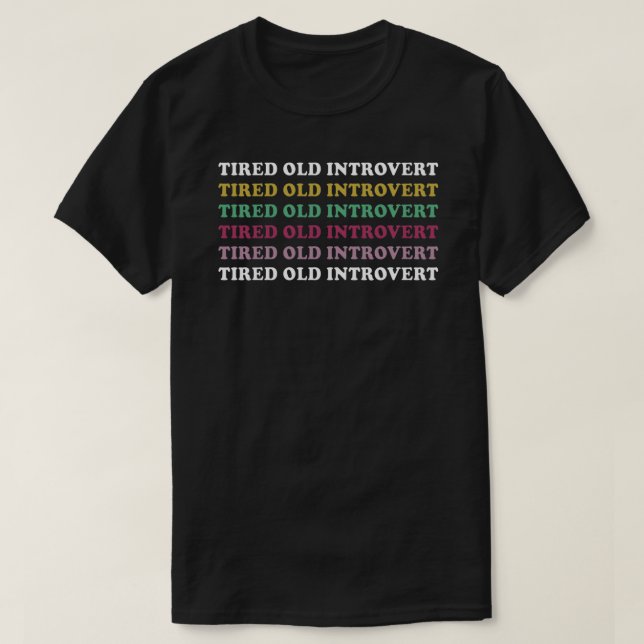 Föråldrad introduvert Funny Sarkastic-gåva Essenti T Shirt (Design framsida)