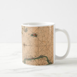 Föråldrad Karta (1) Kaffemugg
