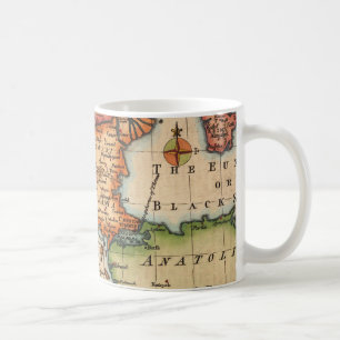 Föråldrad Karta (2) Kaffemugg