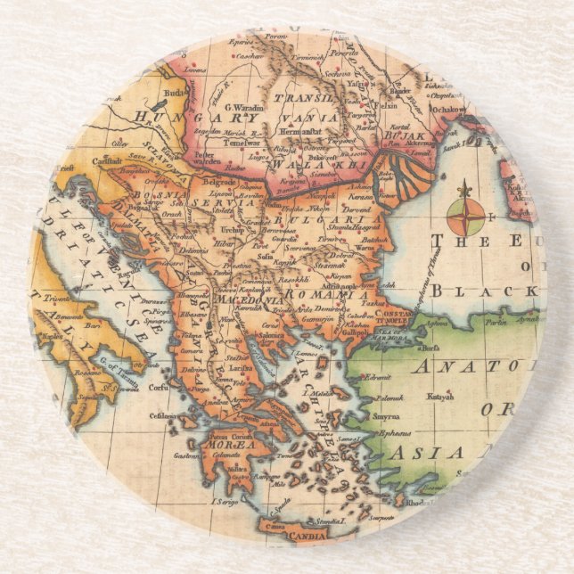 Föråldrad Karta (2) Underlägg (Framsidan)