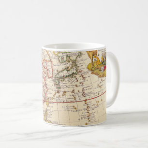 Föråldrad Karta (6) Kaffemugg