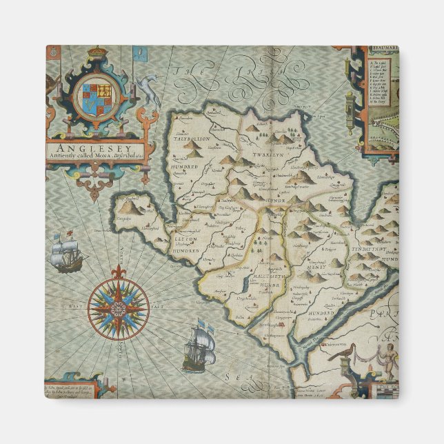 Föråldrad Karta (7) Magnet (Framsidan)