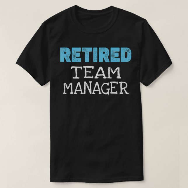 Föråldrade teamhanterarpresentationer från Funny P T Shirt (Design framsida)