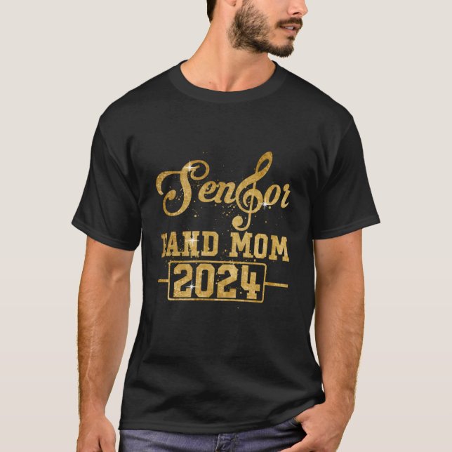 Föräldraklass för högkvartersband Mamma 2024 T Shirt (Framsida)