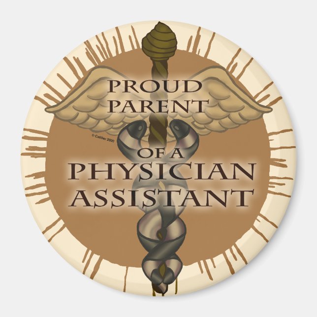 Föräldraläkarassistentens magnet (Framsidan)