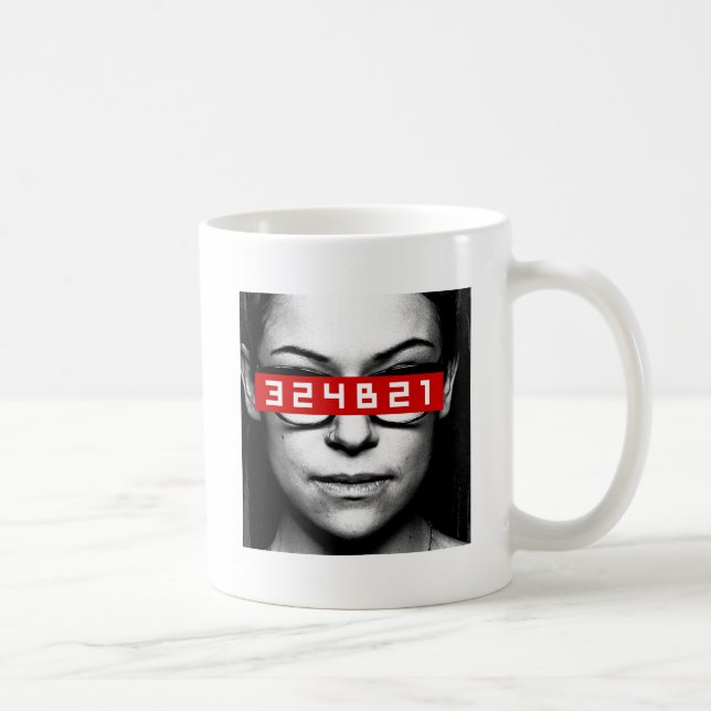 Föräldralös svart | Cosima - märkren numrerar Kaffemugg (Höger)