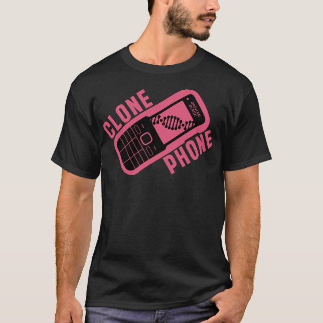 Föräldralös svart klontelefon tröja (Framsida)