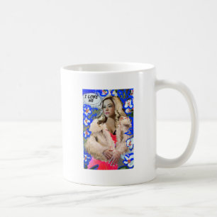 Föräldralös svart Krystal Goderitch - blommig Kaffemugg