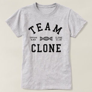 Föräldralös svart lagklon t-shirt