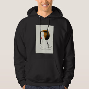 Föräldralös svart   Rachel - den flott klon Hoodie