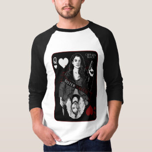 Föräldralös svart Sarah & Helena - syster/Ses T-shirt