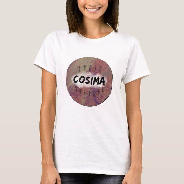 Föräldralös svart T-tröja - Cosima Tee Shirt (Framsida)