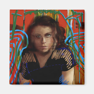 Föräldralös svart Tatiana Maslany - Magnet