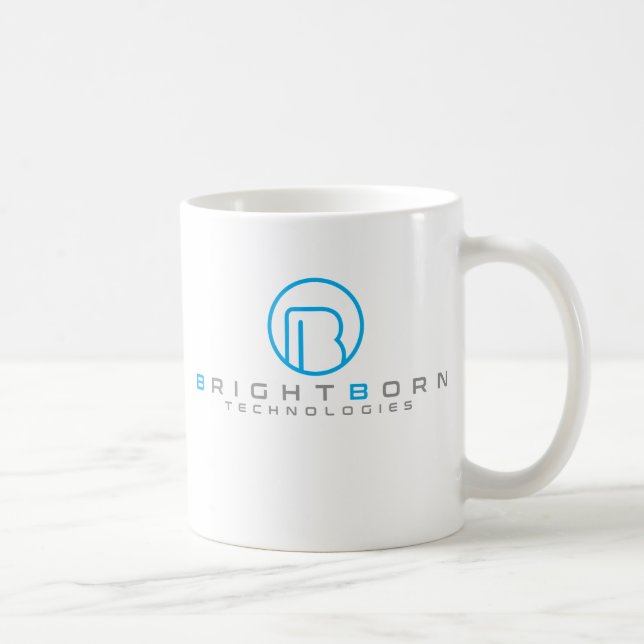 Föräldralösa svart Brightborn teknologier Kaffemugg (Höger)