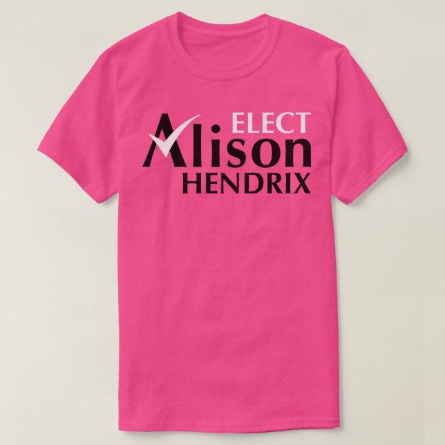 Föräldralösa svart utvalda Alison Hendrix Tee (Design framsida)