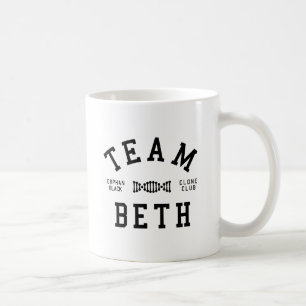 Föräldralöst svart lag Beth Kaffemugg