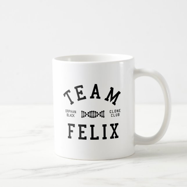 Föräldralöst svart lag Felix Kaffemugg (Höger)