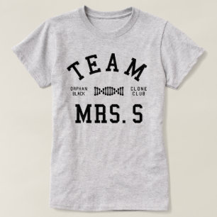 Föräldralöst svart lag Fru S T Shirt