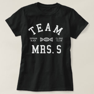 Föräldralöst svart lag Fru S T Shirt