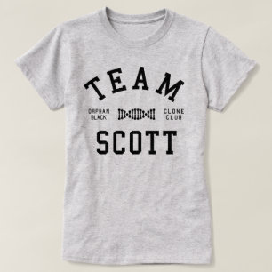 Föräldralöst svart lag Scott T Shirt