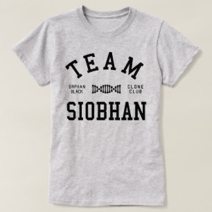 Föräldralöst svart lag Siobhan T-shirt