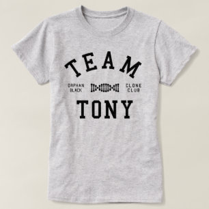 Föräldralöst svart lag Tony T Shirt