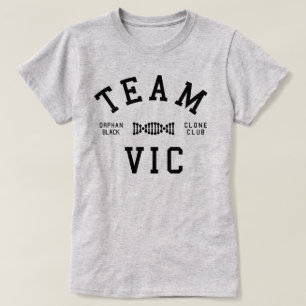 Föräldralöst svart lag Vic Tee Shirt