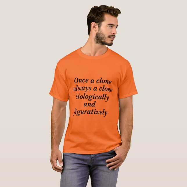 Föräldralöst svart TVshowcitationstecken; en gång T-shirt (Hel framsida)