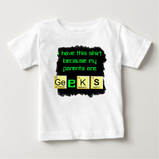 föräldrar är geeksbebisskjortan t shirt