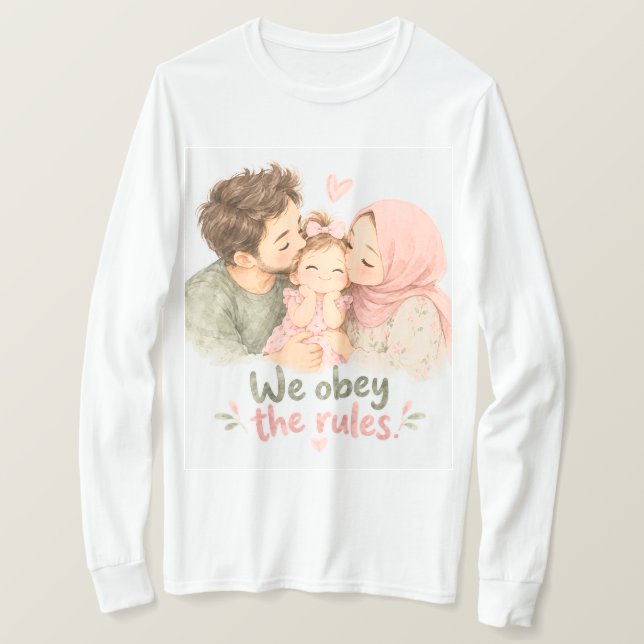Föräldrar skjortor t shirt (Design framsida)