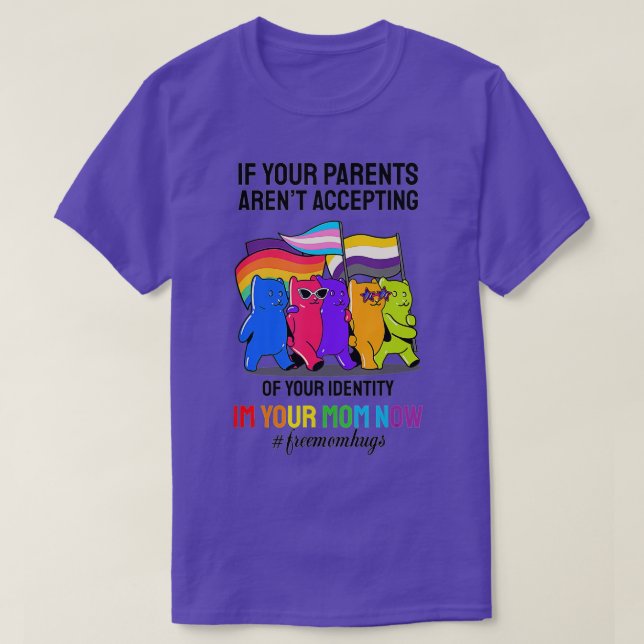 Föräldrar som inte accepterar identiteten om din M T Shirt (Design framsida)