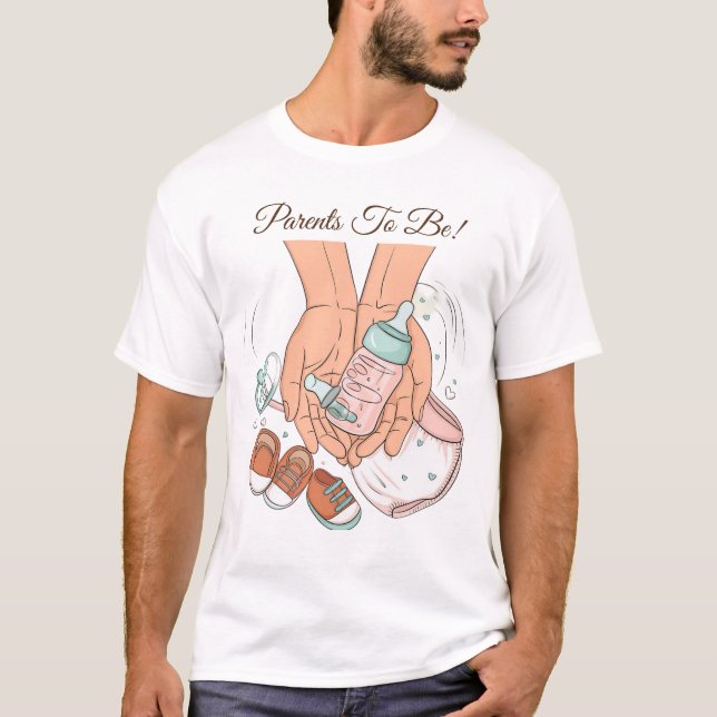 Föräldrar som ska t shirt (Framsida)