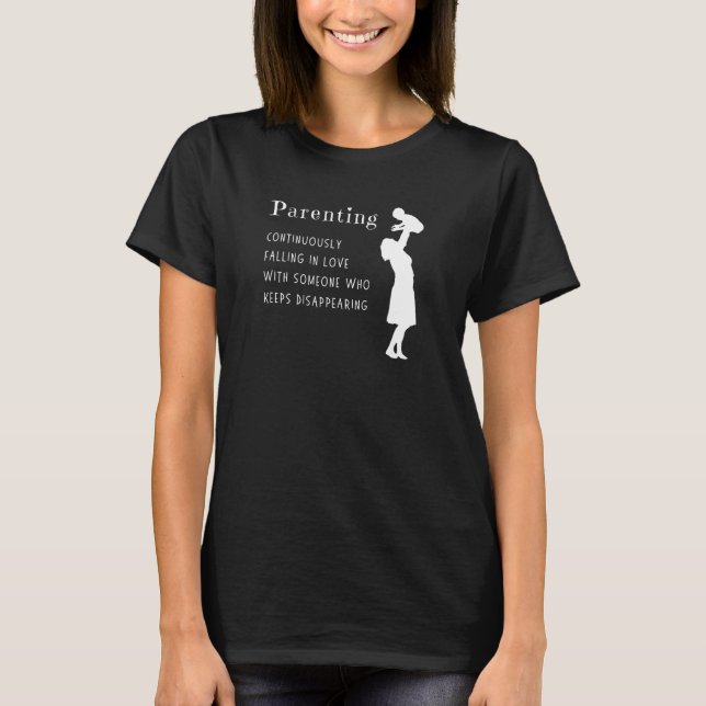 Föräldrar som ständigt faller i Kärlek T Shirt (Framsida)