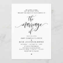 Föräldrar som värd,Modern svart kalligrafi, Gifter