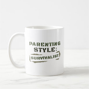 Föräldrar Stil Survivalist Kaffemugg