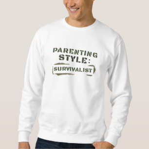 Föräldrar Stil Survivalist Lång Ärmad Tröja