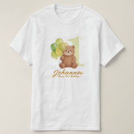 Föräldrar T-shirt för Björnens Första Födelsedag