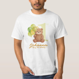 Föräldrar T-shirt för Björnens Första Födelsedag