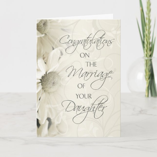 Föräldrar till Bride Bröllop Grattis Card Kort (Framsida)