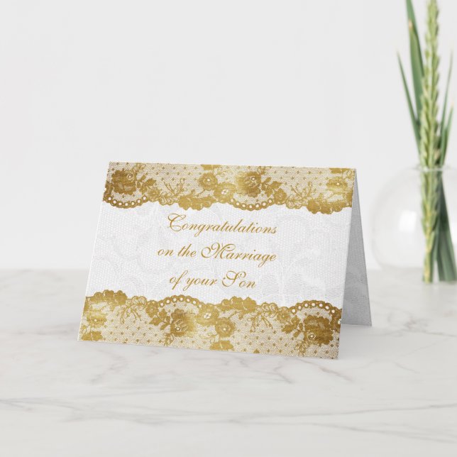 Föräldrar till Bride Grattis Hälsning Card Kort (Framsida)