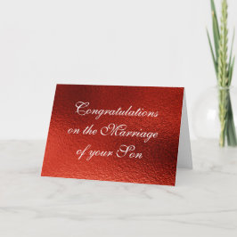 Föräldrar till Bride Grattis Hälsning Card Kort