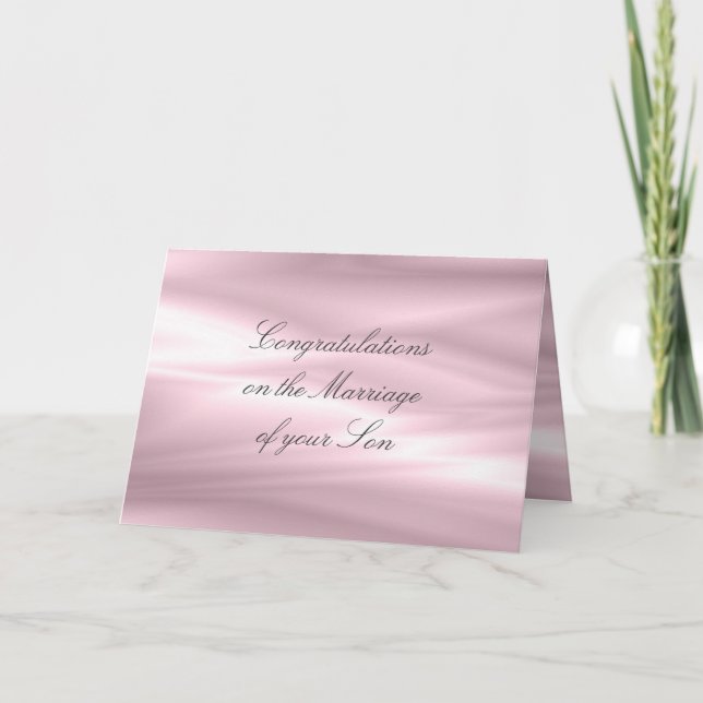 Föräldrar till Bride Grattis Hälsning Card Kort (Framsida)