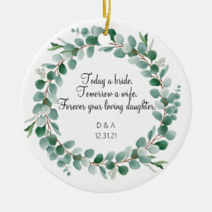 Föräldrar till Bride Ornament Gift - Eucalyptus