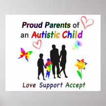 Föräldrar till stolt Autism