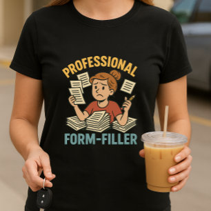 Föräldrare för undervisningsprogram; formulär för  t shirt