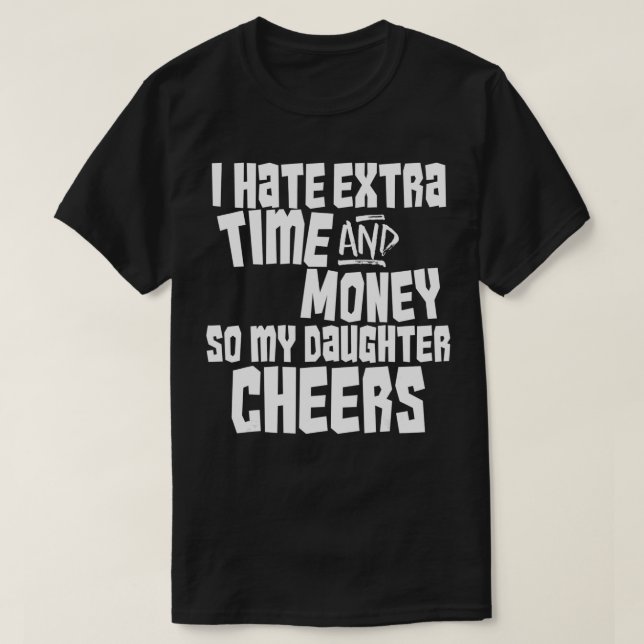 Föräldraren till Cheermanager Team Gift T Shirt (Design framsida)