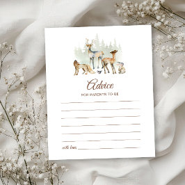 Föräldrarkort för trädsdjur som ska få rådgivning