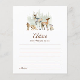 Föräldrarkort för trädsdjur som ska få rådgivning